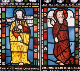 Isaiah and Moses (detail)